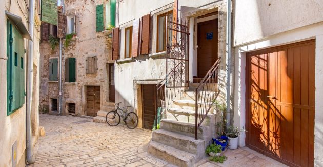 Sorgenfrei two-bedroom apartment in Rovinj Old Tow