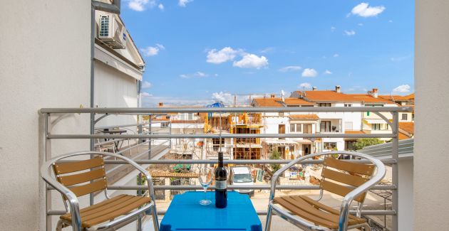 Apartment Dezela with two balconies