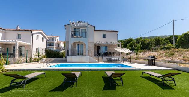 Diminici Villas / 4 bedroom villa with pool and sea view 21B