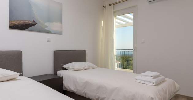 Vile Diminici / Vila s 5 spavaćih soba s bazenom i panoramskim pogledom na more 2F