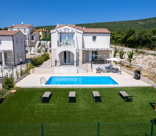 Villen Diminici / 4-Zimmer-Villa mit Pool und Meerblick 21B