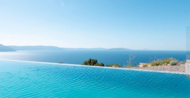 Villa Aristea with sea view, jacuzzi&infinity pool