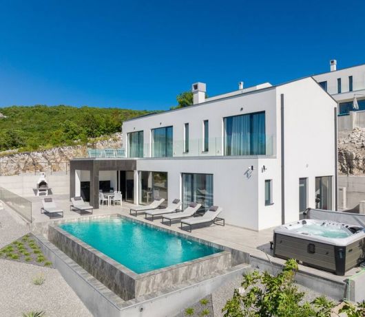 Villa Aristea with sea view, jacuzzi&infinity pool