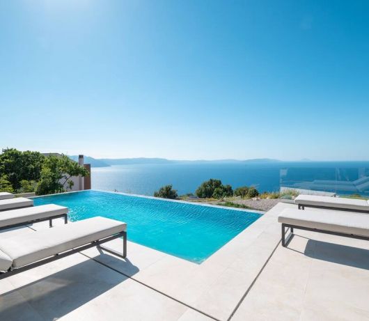 Villa Aristea with sea view, jacuzzi&infinity pool