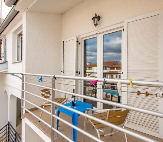 Apartment Dezela with two balconies