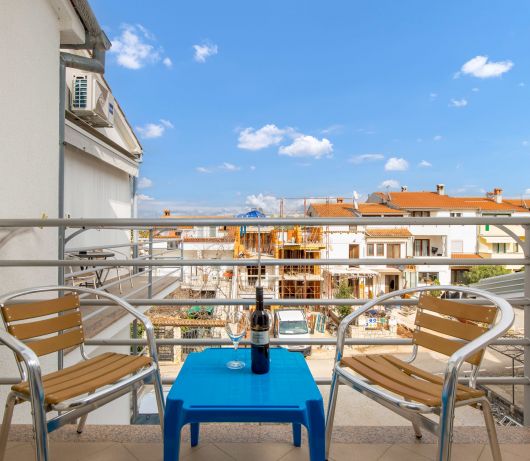 Apartment Dezela with two balconies