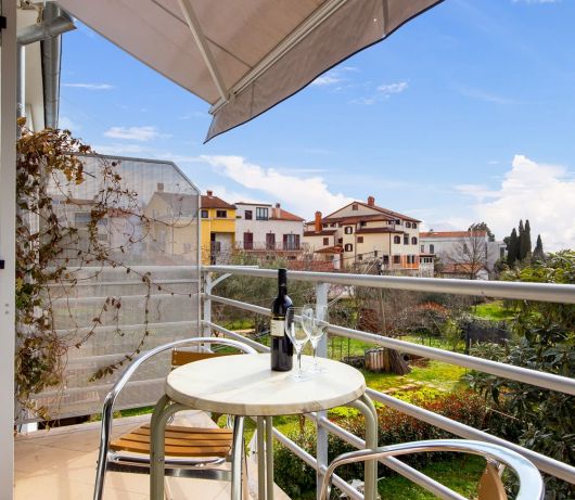 Apartment Dezela with two balconies